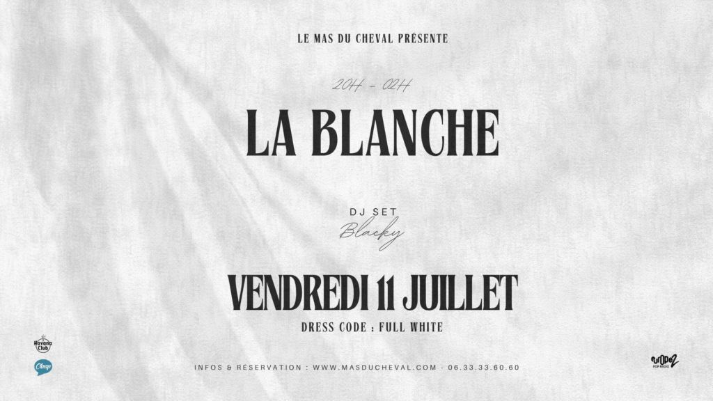 LA SOIRÉE BLANCHE !