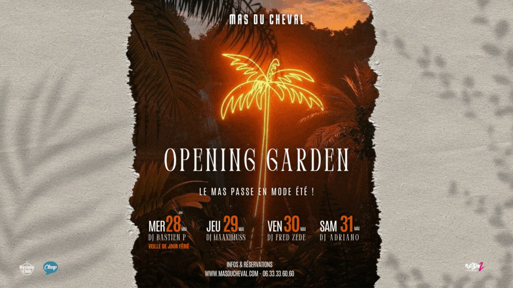OPENING GARDEN !