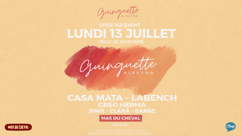 LA GUINGUETTE ELECTRO | 20h-2h